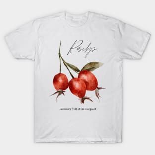 Rosehip Watercolor T-Shirt